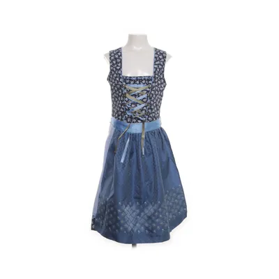 Dirndl (Blue, White) from Krüger Cotton, Polyester