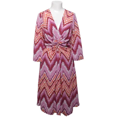 Dress (Pink, Orange, White, Multicolored) from Ilse Jacobsen Metallic fiber, Polyester