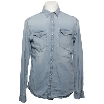 Denim blouse (Blauw) van Jack & Jones Jeans Intelligence Katoen