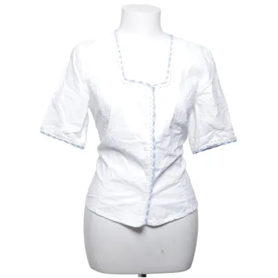 Chemisier Dirndl (Blanc, Bleu) de Country Line Coton