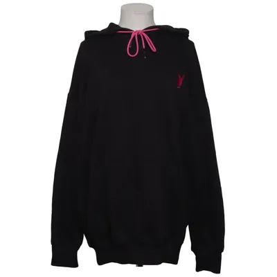 Capuchon sweater (Zwart) van Playboy x Missguided Katoen, Polyester