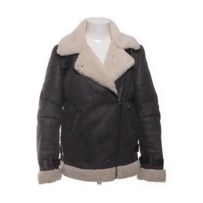 Shearlingjacka (Grå, Vit) från Bershka