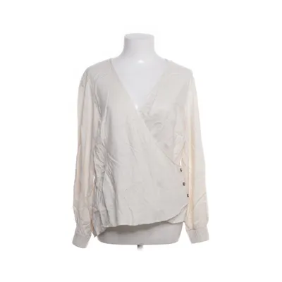 Wrap blouse (Beige) from Dobber Viscose
