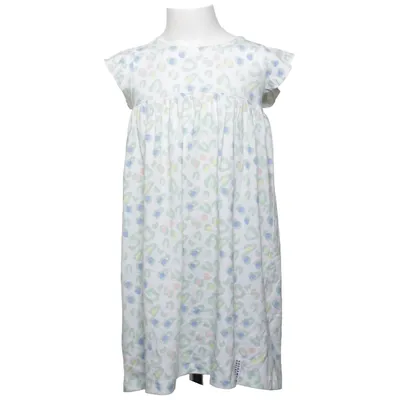 Klänning (Vit, Flerfärgad) från Geggamoja Bambu, Elastan, Ekologisk bomull