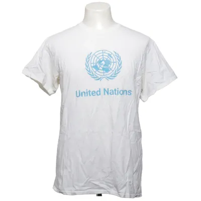 T-shirt (Hvid, Blå) fra Delta Pro Weight Bomuld