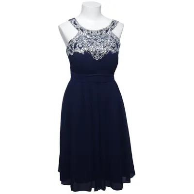 Robe de cocktail (Bleu, Argent) de Quiz Élasthane, Polyester