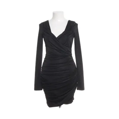 Wrap dress (Black) from Oneness Elastane, Polyester