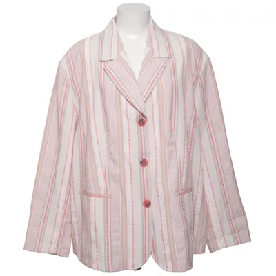 Blazer (Beige, Multicolore) de Malva Coton, Polyester
