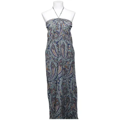Maxi jurk (Blauw, Meerkleurig) van Mango