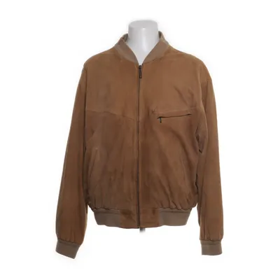 Läderjacka (Beige, Brun) från McNeal Skinn, Polyester