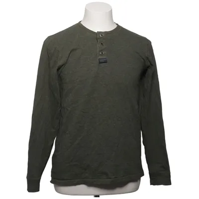 T-shirt manches longues (Vert) de Hampton Republic Coton