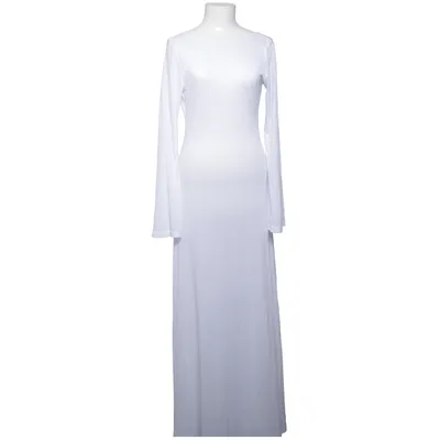 Långklänning (Vit) Bomull, Polyester