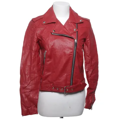 Biker jacket (Red) from Zara Basic Outerwear Polyester