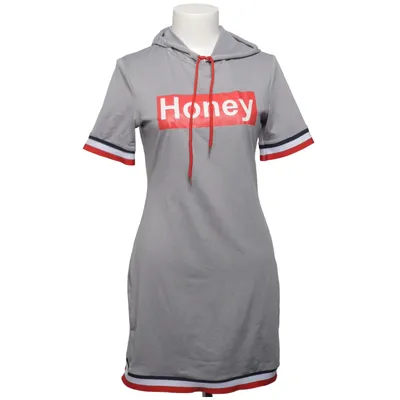 Hoodiekjole (Grå, Rød, Blå) fra Fancyqube Elastan, Polyester