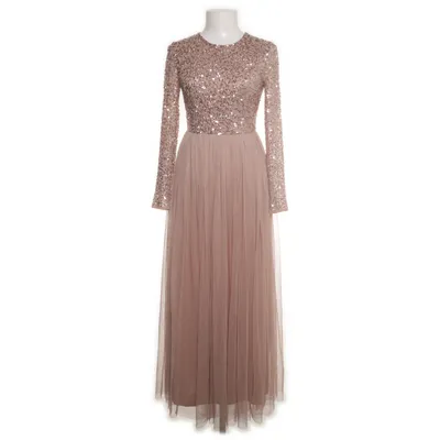 Evening gown (Beige, Pink, Silver) from Maya Polyester