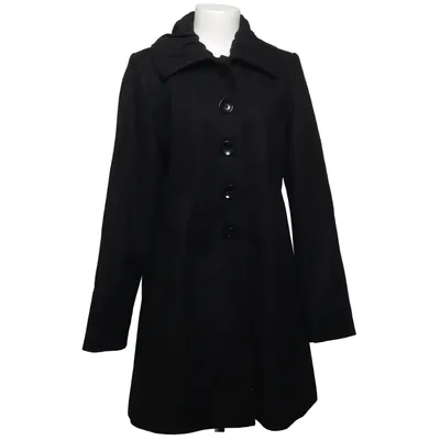 Manteau (Noir) de Jeana Polyamide, Polyester, Laine