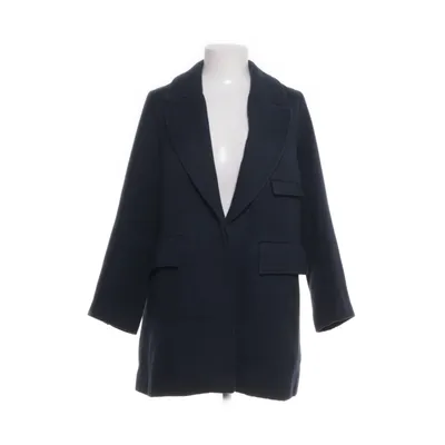 Jas (Blauw) van Mango Casual Katoen, Polyester