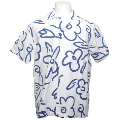 Korte mouwen shirt (Wit, Blauw) van Victory