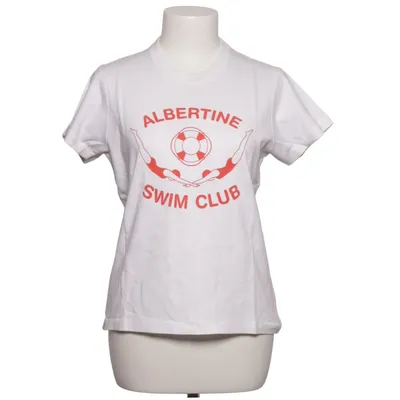 T-shirt (Vit, Röd) från Albertine Bomull