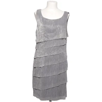 Klänning (Silverfärgad) från Connected Apparel Metallfiber, Polyester