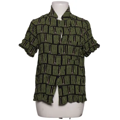 Short sleeve shirt (Black, Green) from King Louie Viscose