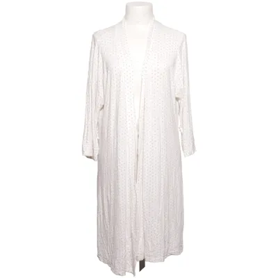 Cardigan (White, Brown) from De Lafense Elastane, Viscose