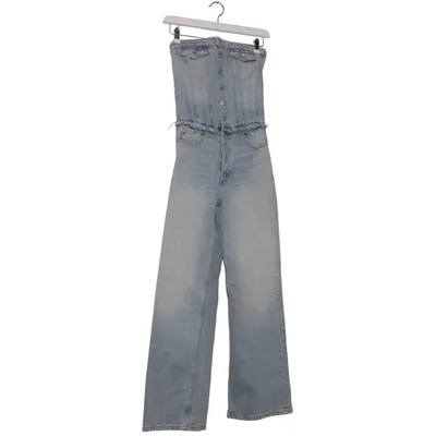 Jumpsuit (Blue) from Zara Cotton, Elastane