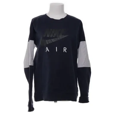 Collegetröja (Blå, Grå) från Nike Air Bomull, Polyester