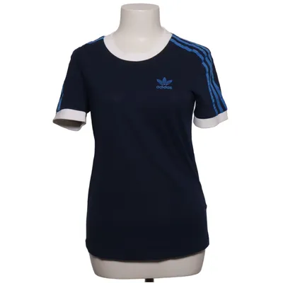 T-shirt (Blauw, Wit) van Adidas Originals Katoen, Elastaan