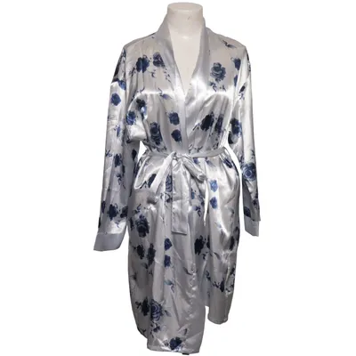 Dressing gown (White, Blue) from Simone Polyester