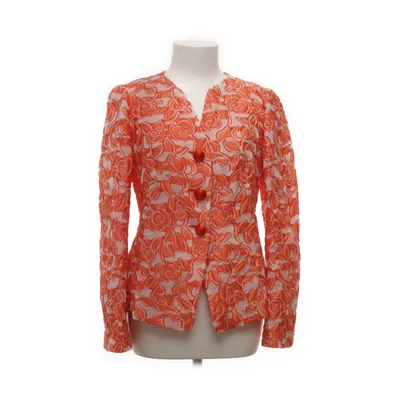 Kavaj (Orange, Vit) från Armani Collezioni Akryl, Polyamid, Polyester, Silke