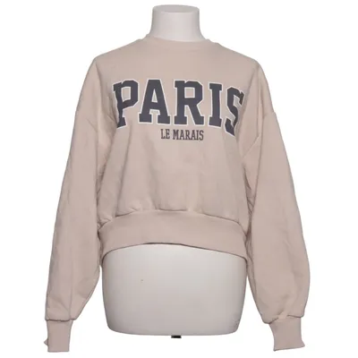 Sweatshirt (Beige) de Stradivarius Coton, Élasthane, Polyester