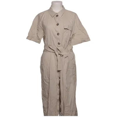 Skjortekjole (Beige) fra Noisy May Bomuld, Linned