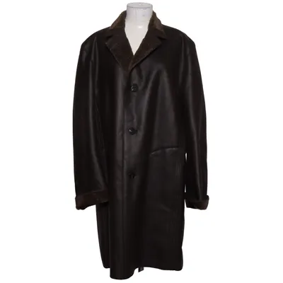 Shearling jacket (Gray, Brown) from Doris Hartwich Acrylic, Polyester, Polyurethane
