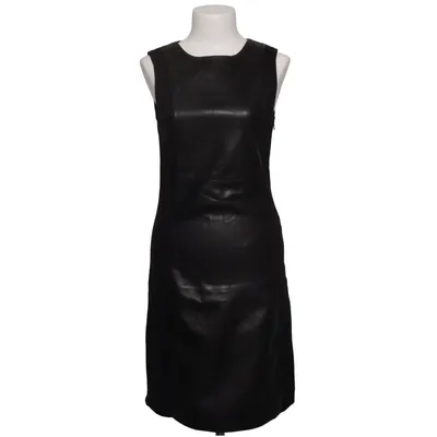 Læderkjole (Sort) fra Karl Lagerfeld Elastan, Læder, Polyamid, Polyester, Viscose