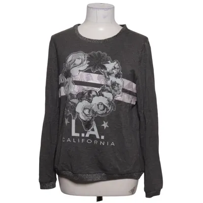 Sweatshirt (Grå, Flerfarvet) fra Le Comte Elastan, Viscose