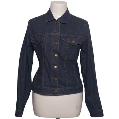 Denimjakke (Blå) fra More & More Bomuld, Elastan