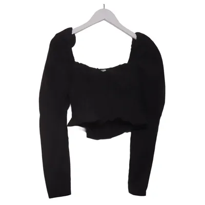 Crop top (Puffy Sleeve Ruffle Cup Blouse) from Donna Romina x NA-KD