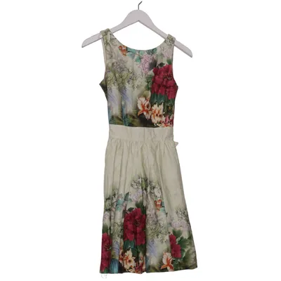 Jurk (Beige, Meerkleurig) van Lady Vintage Katoen, Elastaan