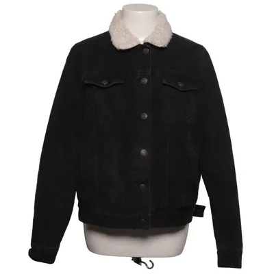 Lined denim jacket (Black) from Denim Co Cotton, Polyester, Viscose
