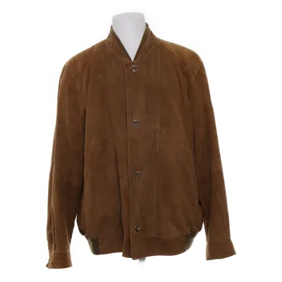 Läderjacka (Brun) från Bugatti Polyester, Viskos