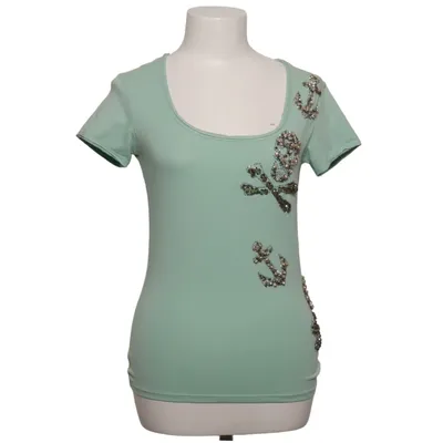 T-shirt (Groen) van Dishe Katoen, Elastaan
