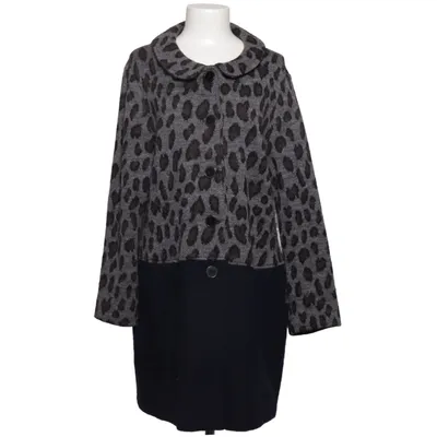 Coat (Gray, Blue) from Clements Ribeiro Acrylic, Polyester, Wool