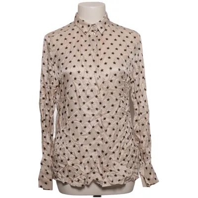 Chemise (Beige, Noir) de Nadine H Soie, Viscose