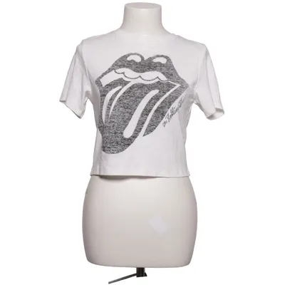 T-shirt (Vit, Svart) från The Rolling Stones Bomull, Polyester