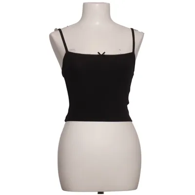 Crop top (Black) from Fishbone Cotton, Elastane