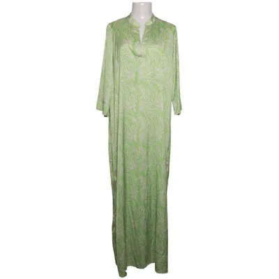 Maxi jurk (Groen, Wit) van New Age Polyester