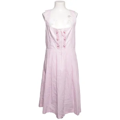 Dirndl (Pink, Hvid) Bomuld, Polyester