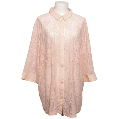 Short sleeve shirt (Pink) from Naber Damenmoden Polyester