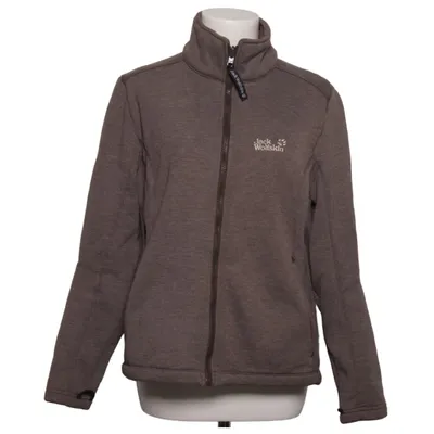 Fleecejakke (Brun) fra Jack Wolfskin Polyester, Viscose